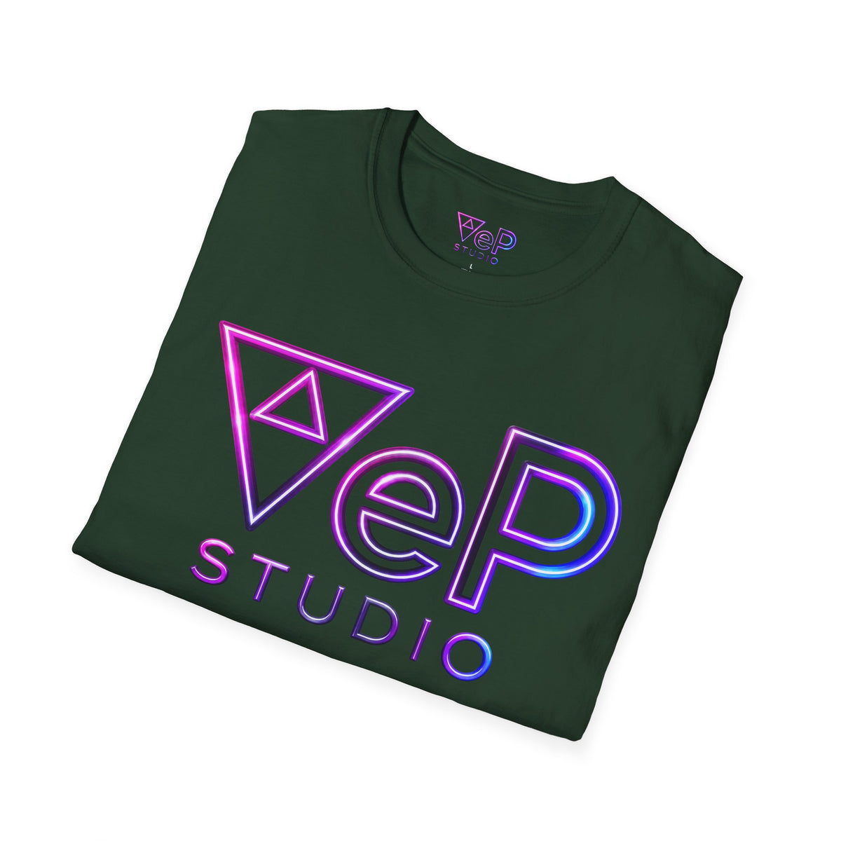 VeP Studio Retro Neon Logo T-Shirt
