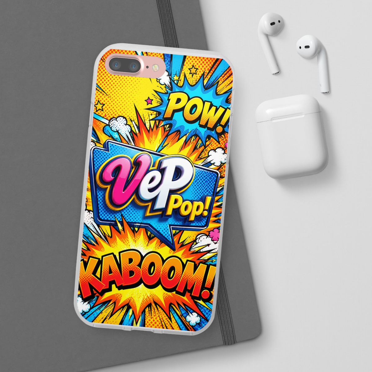 Comic Pop Phone Case — 'VeP Pop! Kaboom' Retro Superhero iPhone Cover