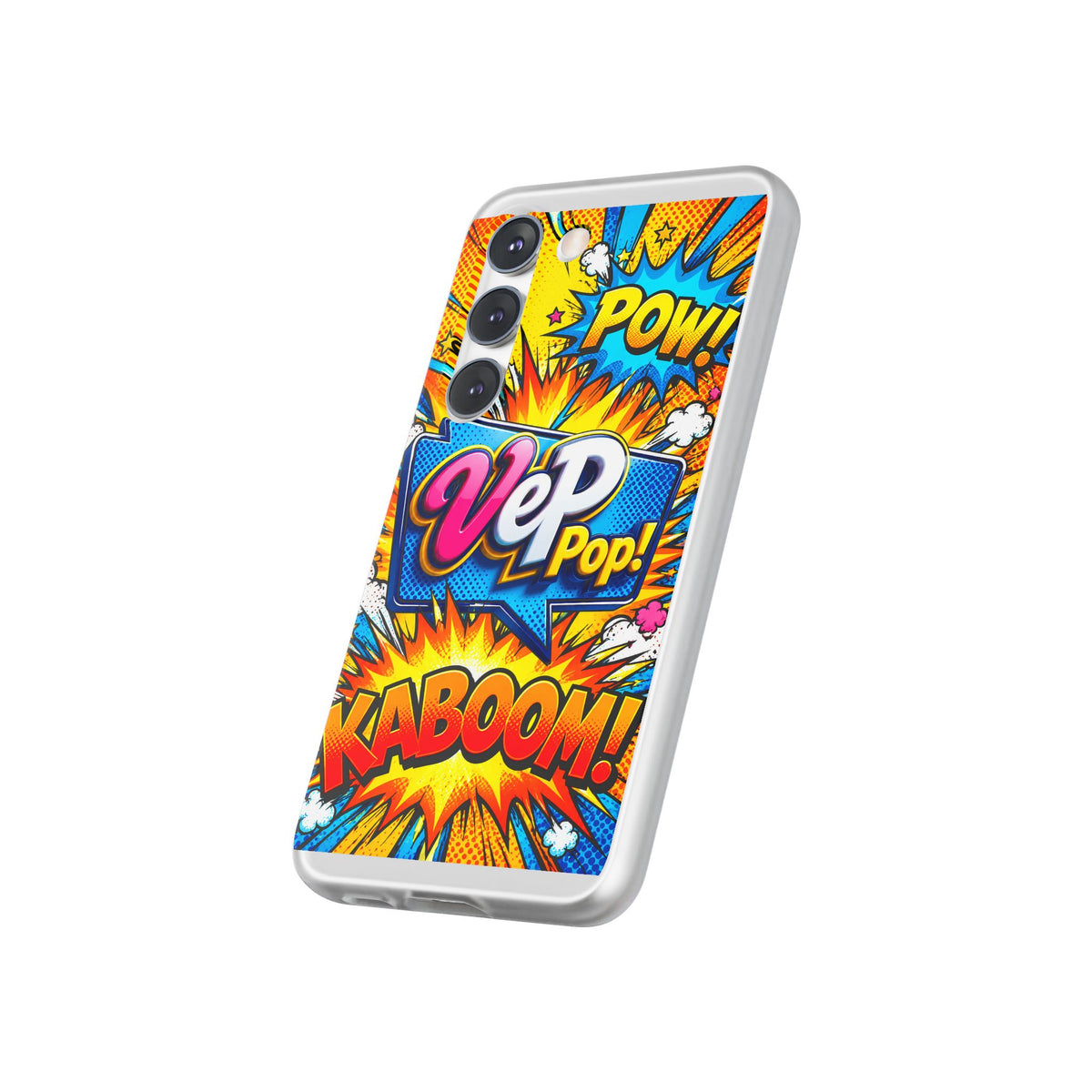 Comic Pop Phone Case — 'VeP Pop! Kaboom' Retro Superhero iPhone Cover