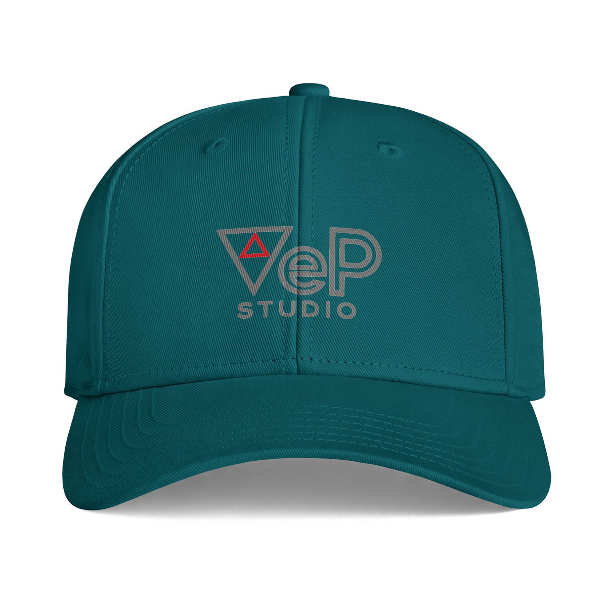 VeP Studio Logo Cap — Minimal Embroidered Streetwear Baseball Cap