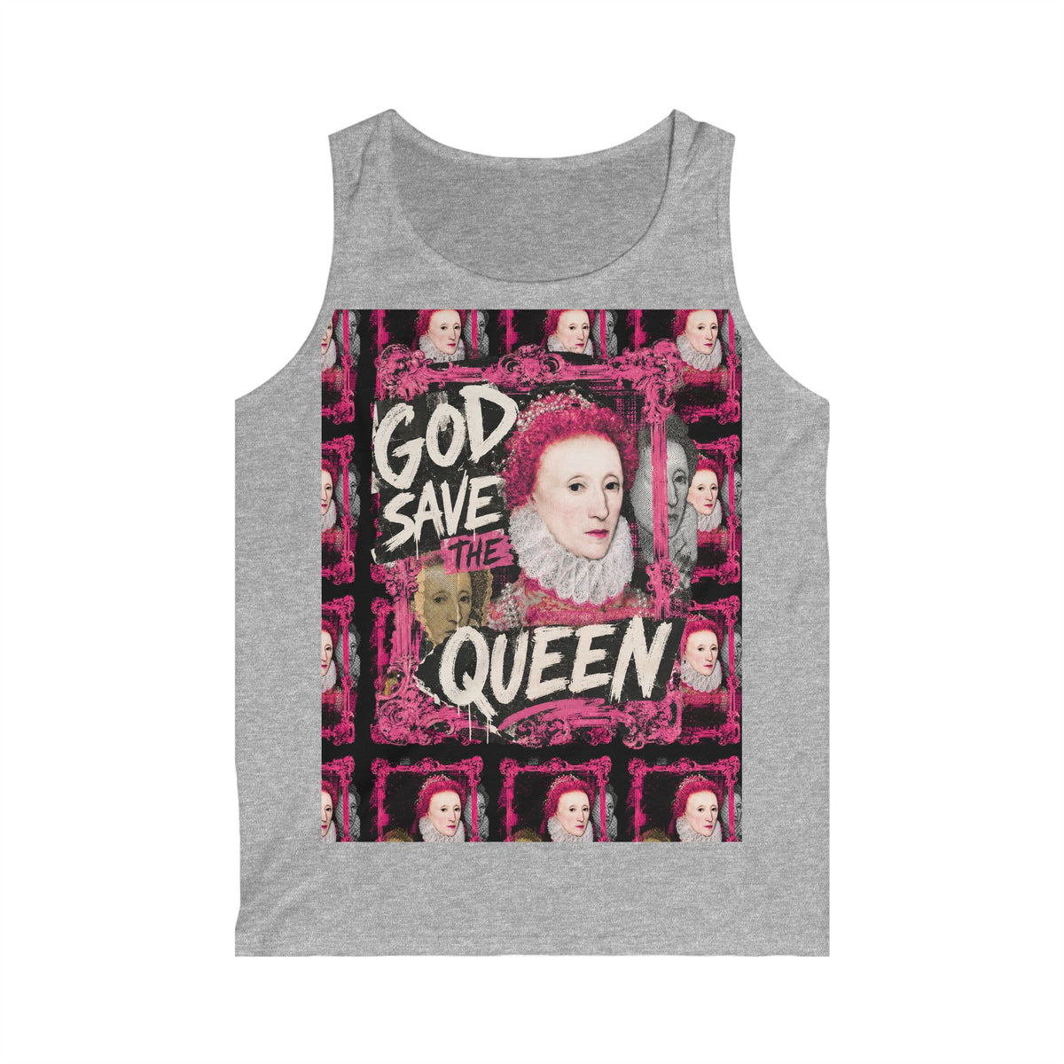 God Save The Queen Tank Top — Punk Pop Elizabeth I Graphic Tank