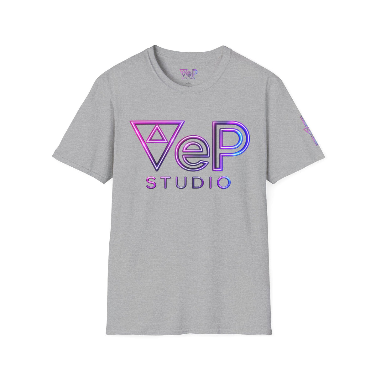 VeP Studio Retro Neon Logo T-Shirt
