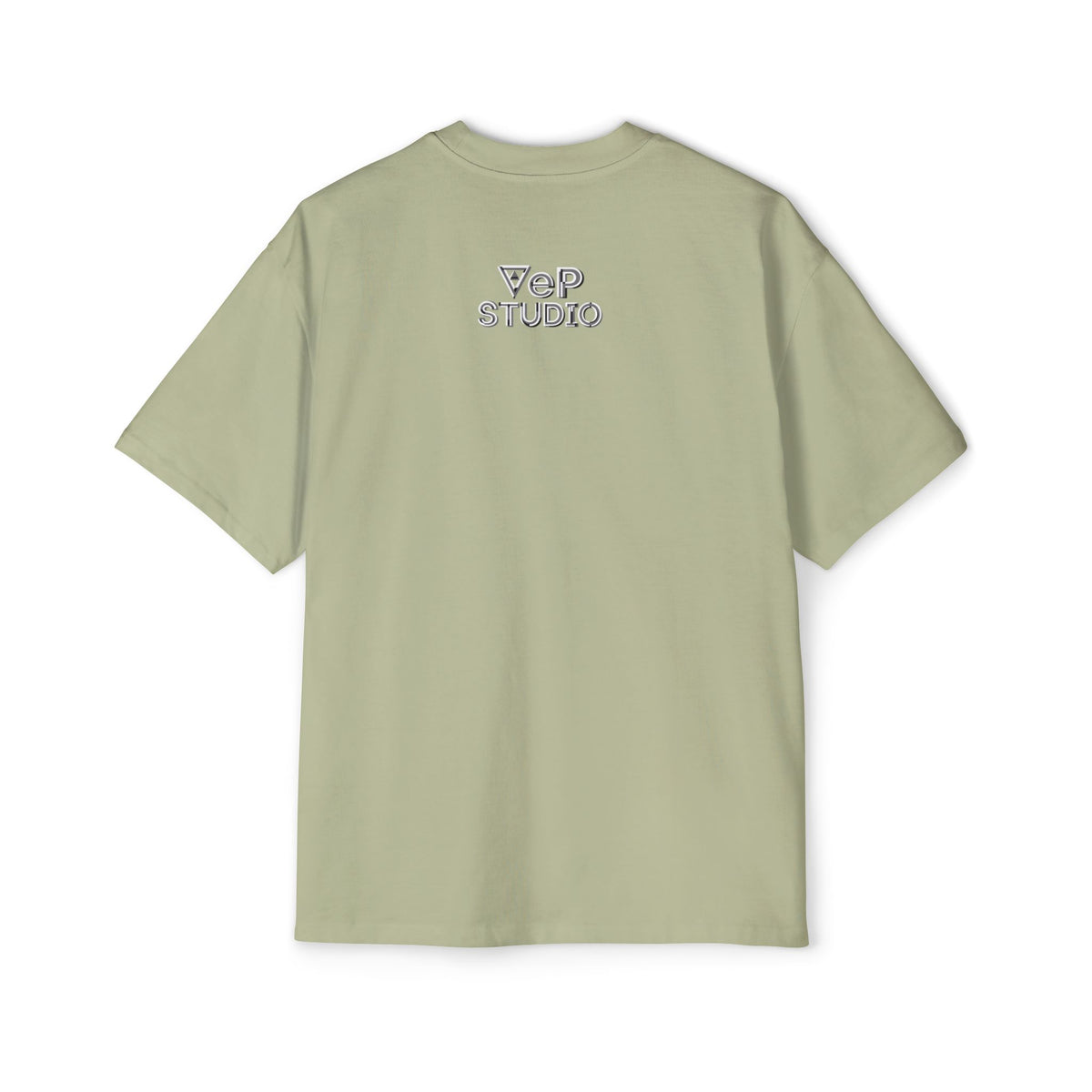 Think Again Cube Graphic Tee — Men's Oversized Cotton T-Shirt
