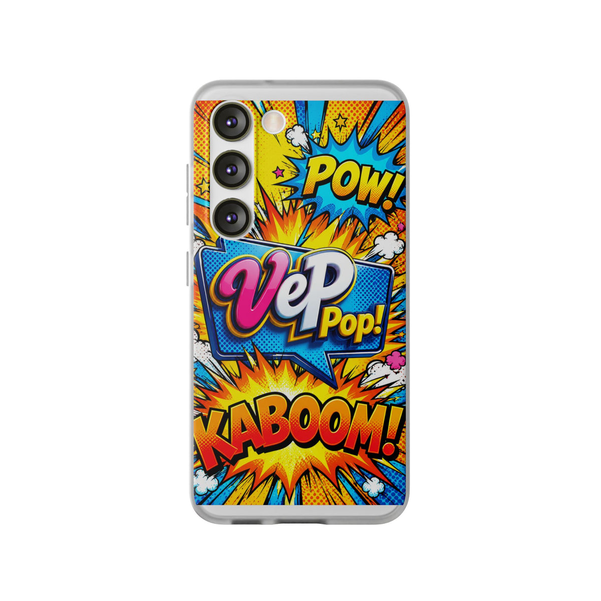 Comic Pop Phone Case — 'VeP Pop! Kaboom' Retro Superhero iPhone Cover