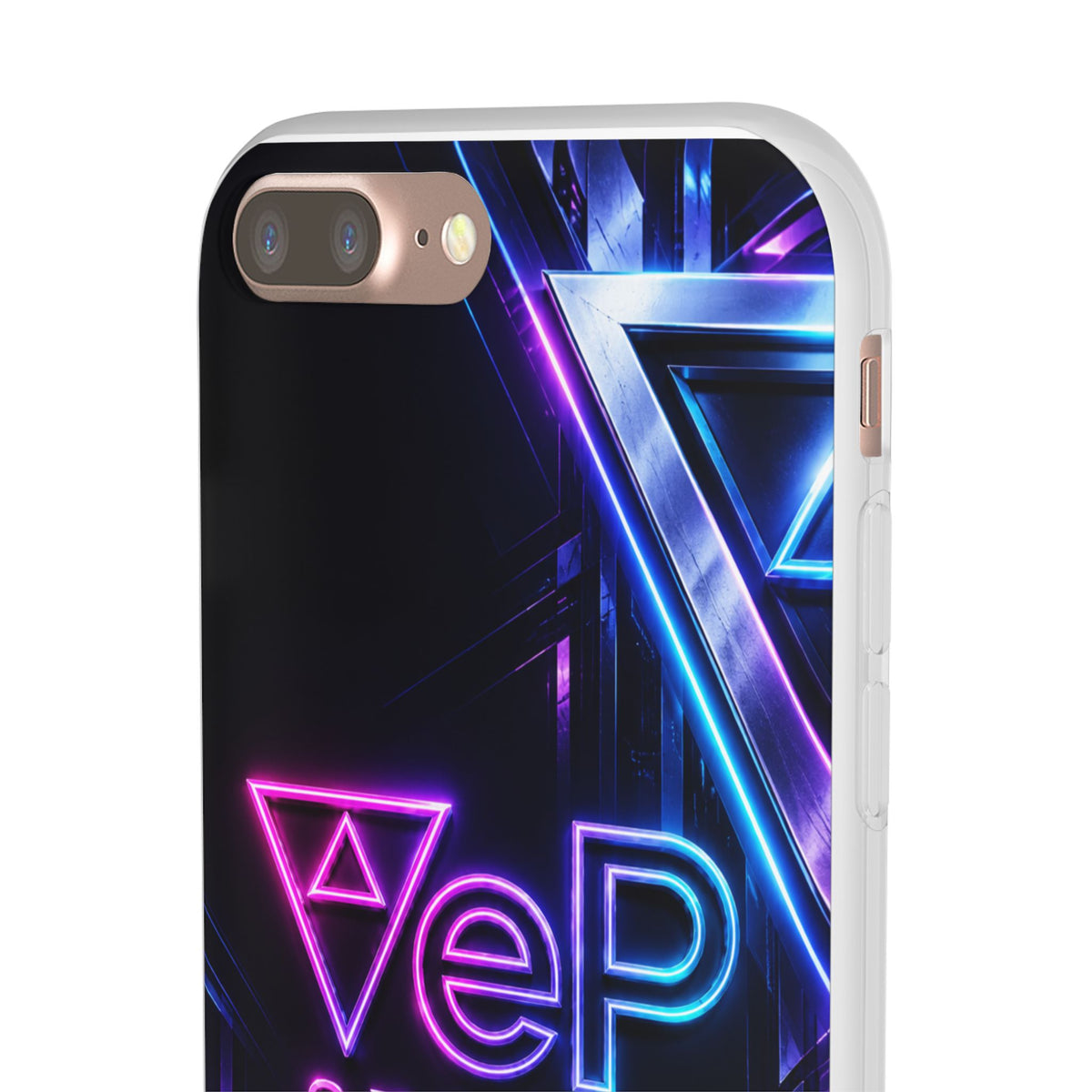 Neon Retro Studio Phone Case – 80s Vaporwave Flexi Case