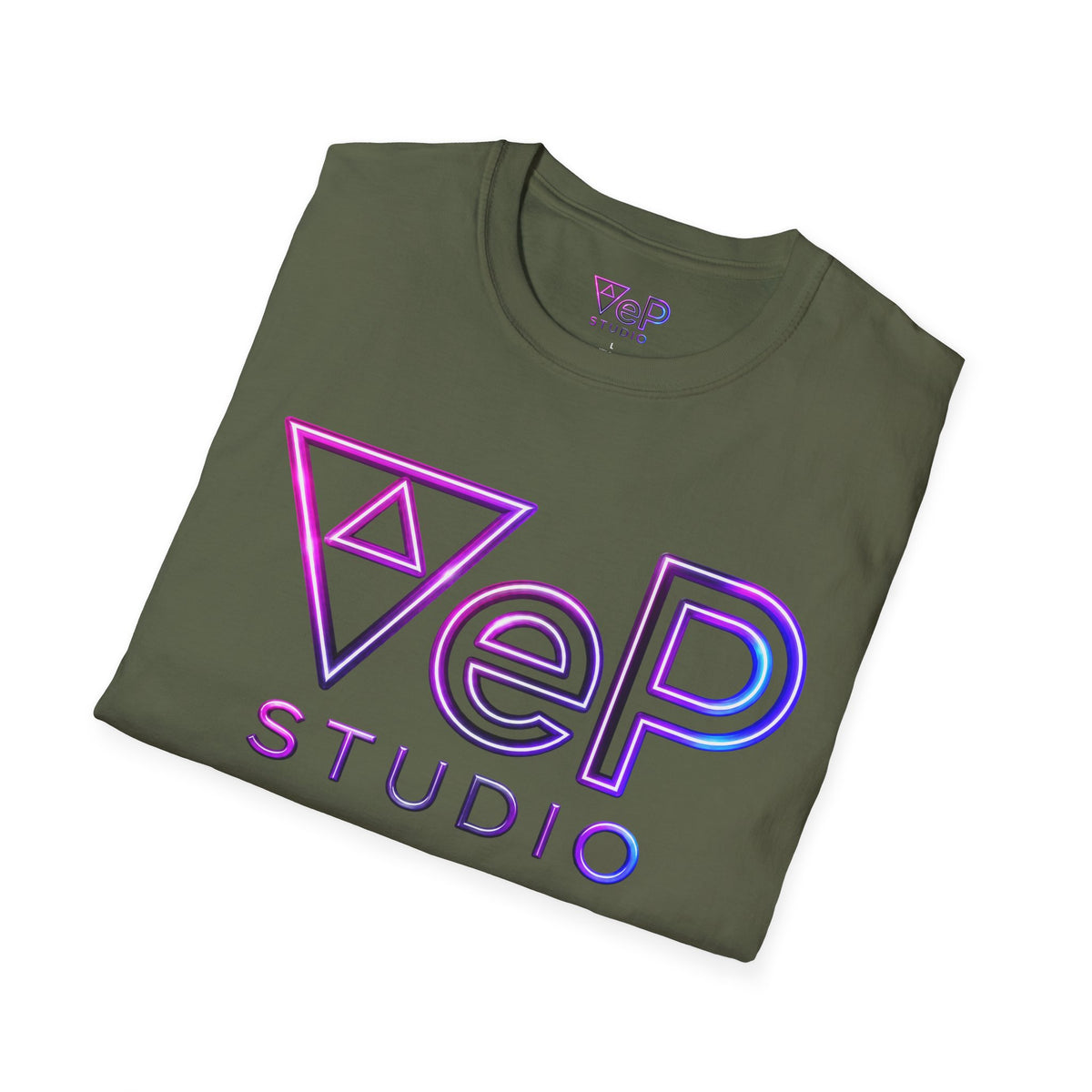 VeP Studio Retro Neon Logo T-Shirt