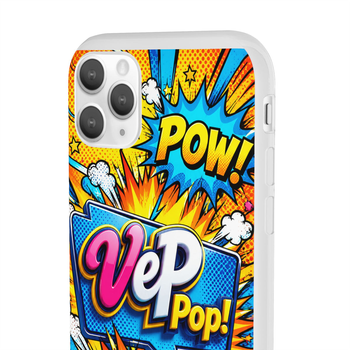 Comic Pop Phone Case — 'VeP Pop! Kaboom' Retro Superhero iPhone Cover