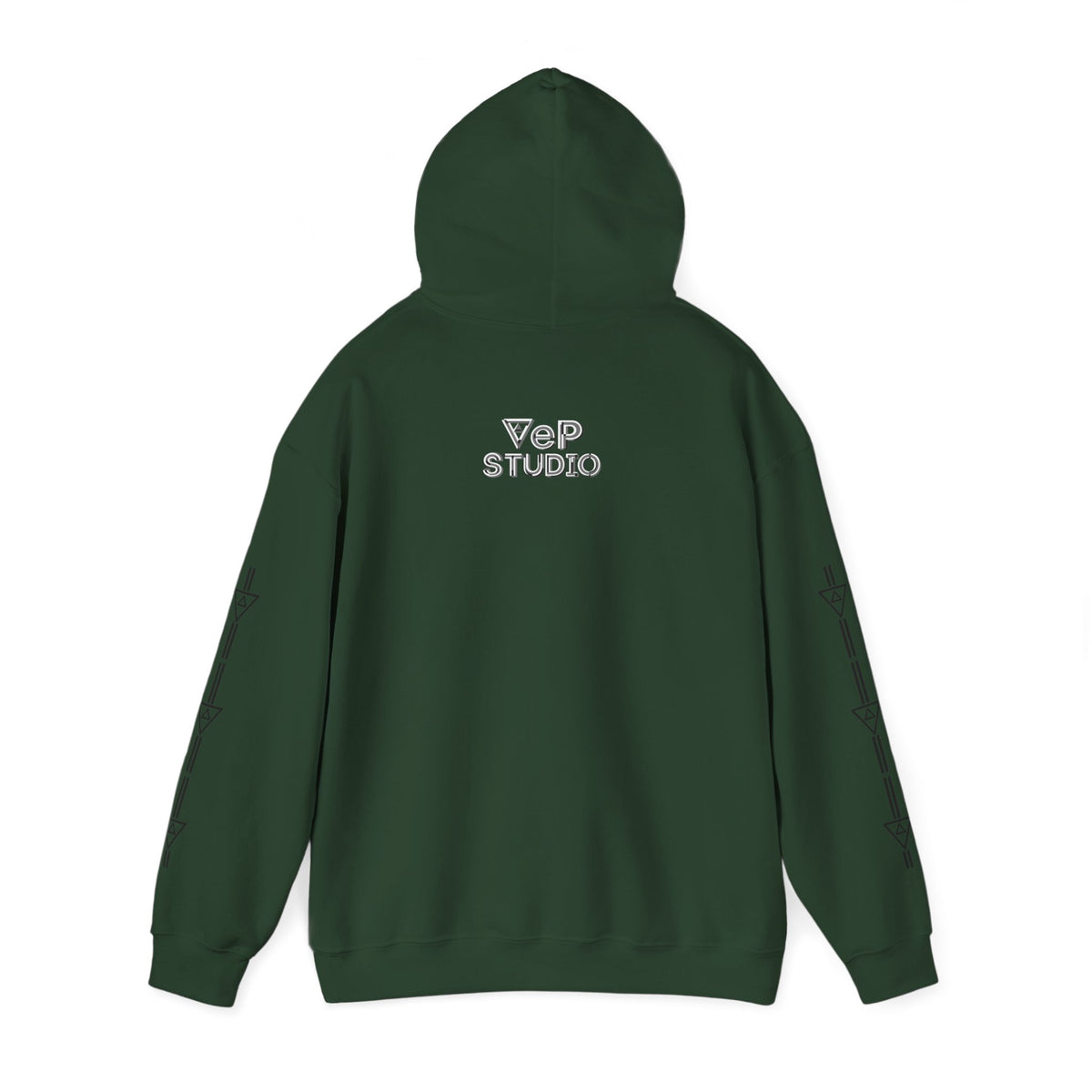 Think Again Cube Hoodie — Minimal Geometric Graphic Sweatshirt