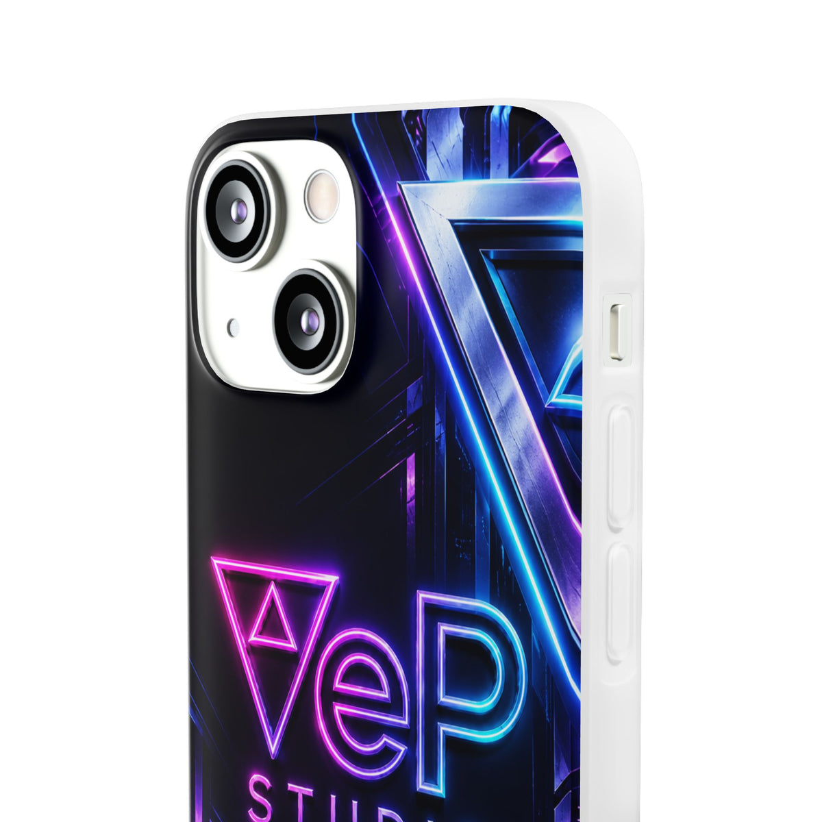 Neon Retro Studio Phone Case – 80s Vaporwave Flexi Case