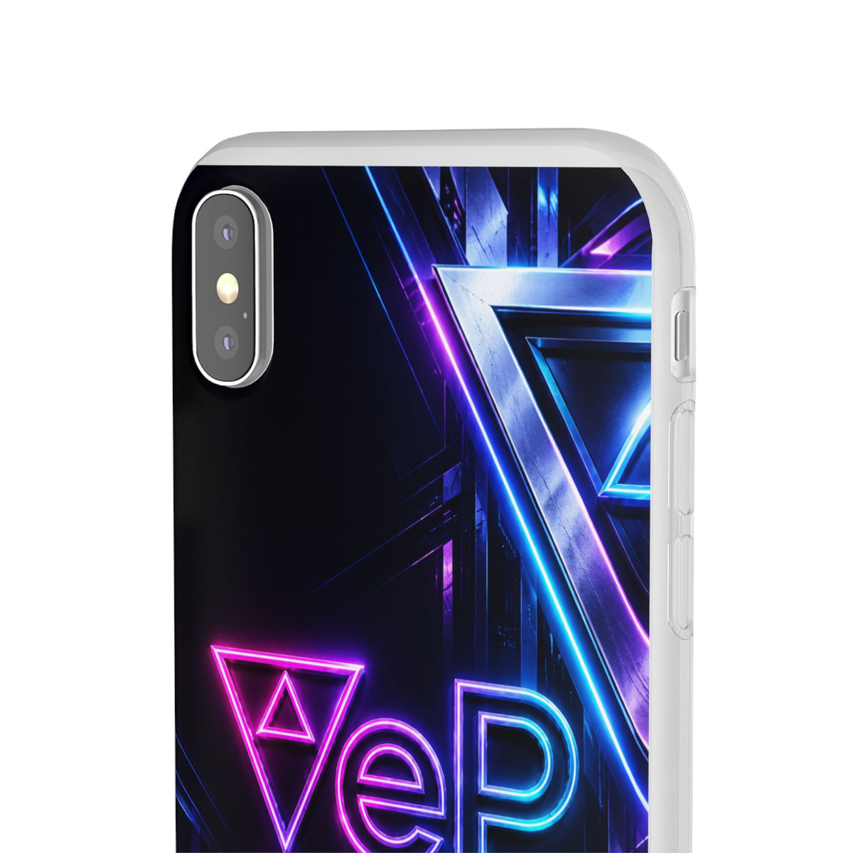 Neon Retro Studio Phone Case – 80s Vaporwave Flexi Case