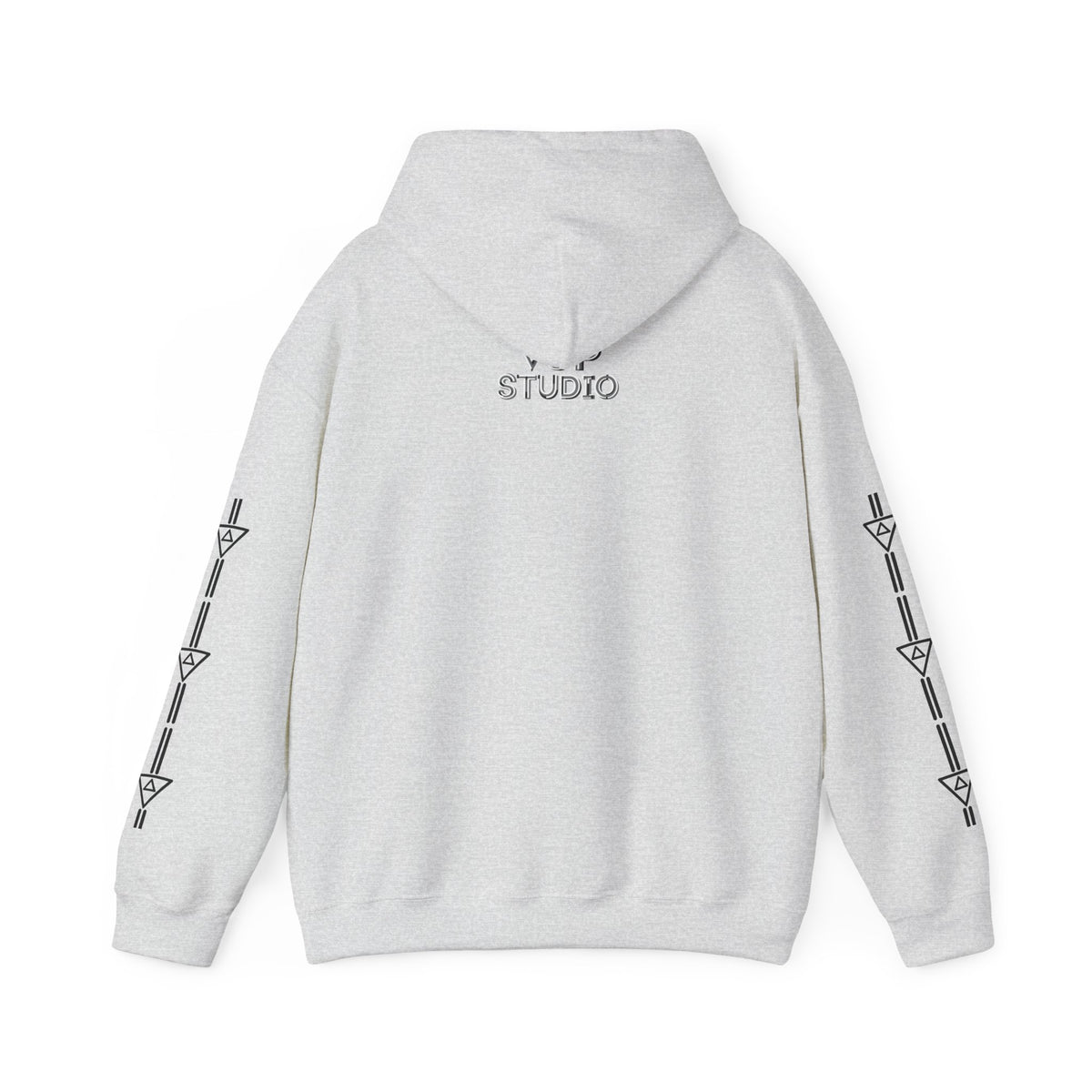 Think Again Cube Hoodie — Minimal Geometric Graphic Sweatshirt