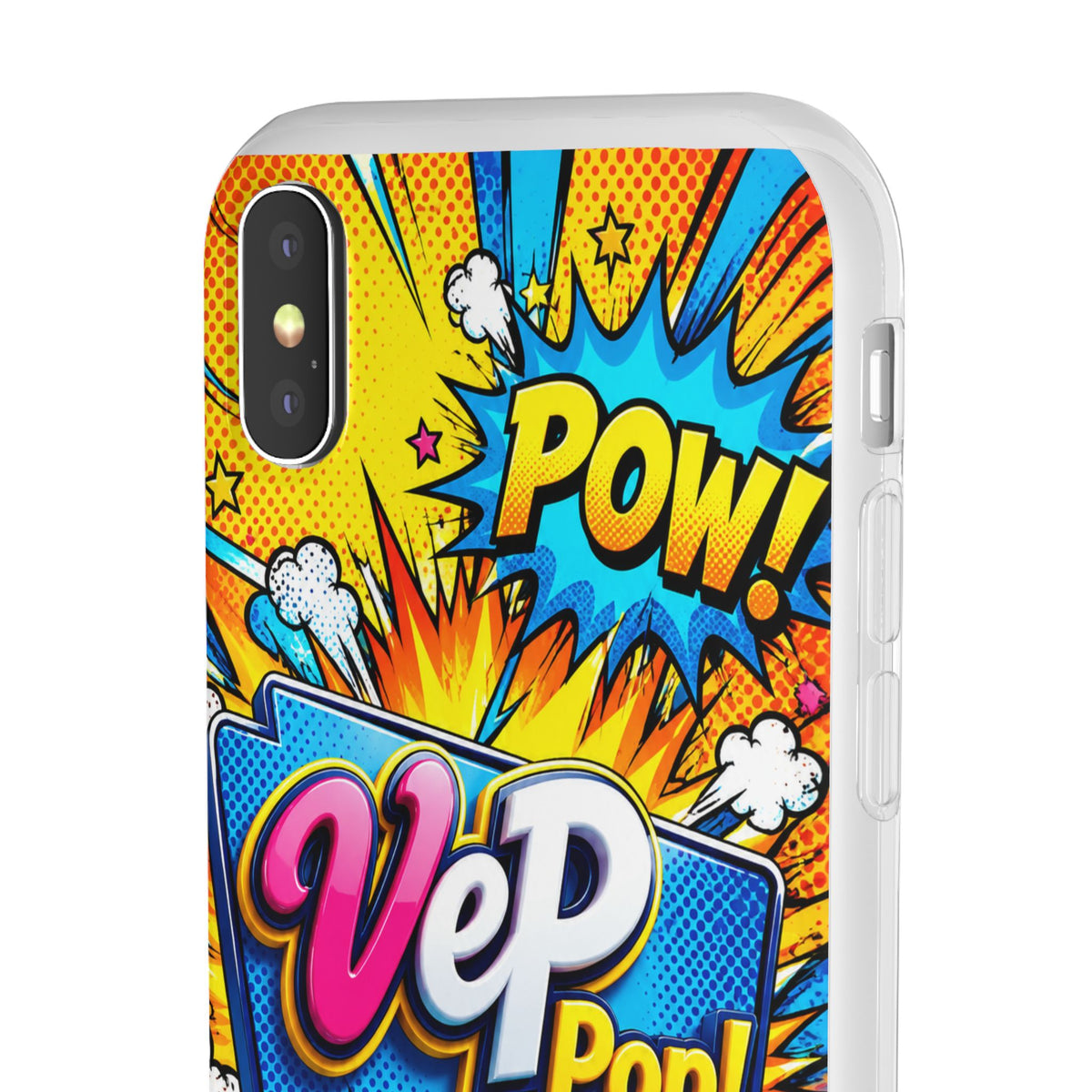 Comic Pop Phone Case — 'VeP Pop! Kaboom' Retro Superhero iPhone Cover