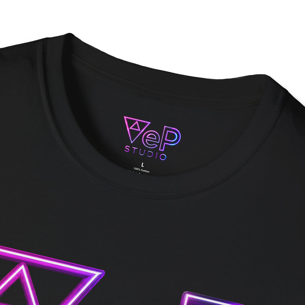 VeP Studio Retro Neon Logo T-Shirt