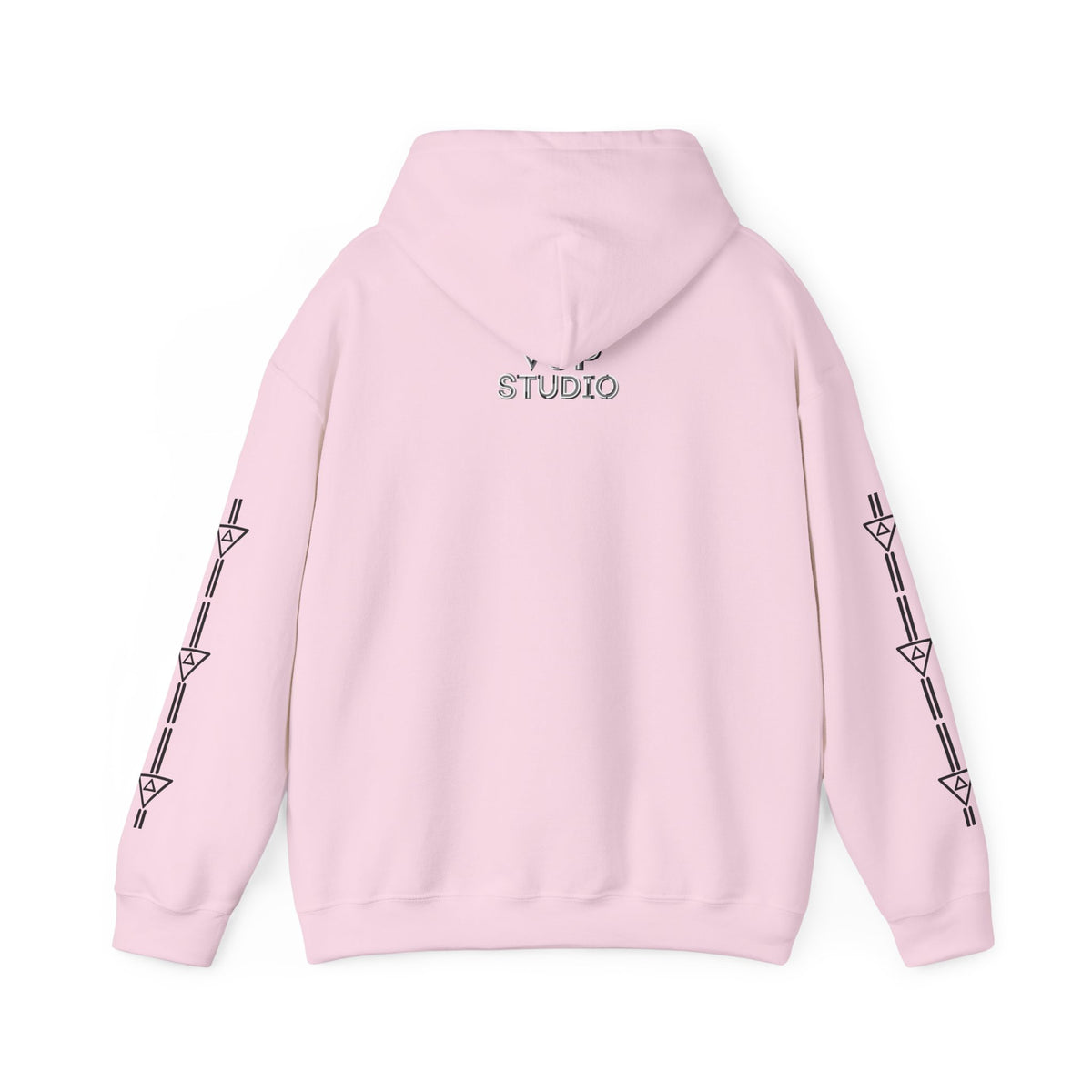 Think Again Cube Hoodie — Minimal Geometric Graphic Sweatshirt