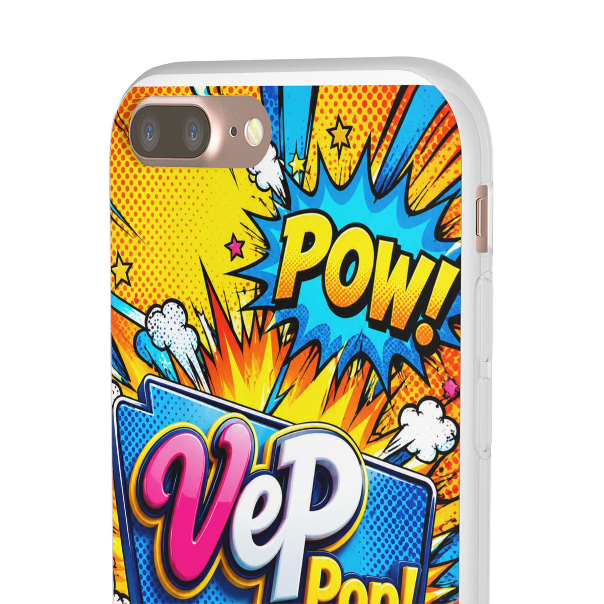 Comic Pop Phone Case — 'VeP Pop! Kaboom' Retro Superhero iPhone Cover