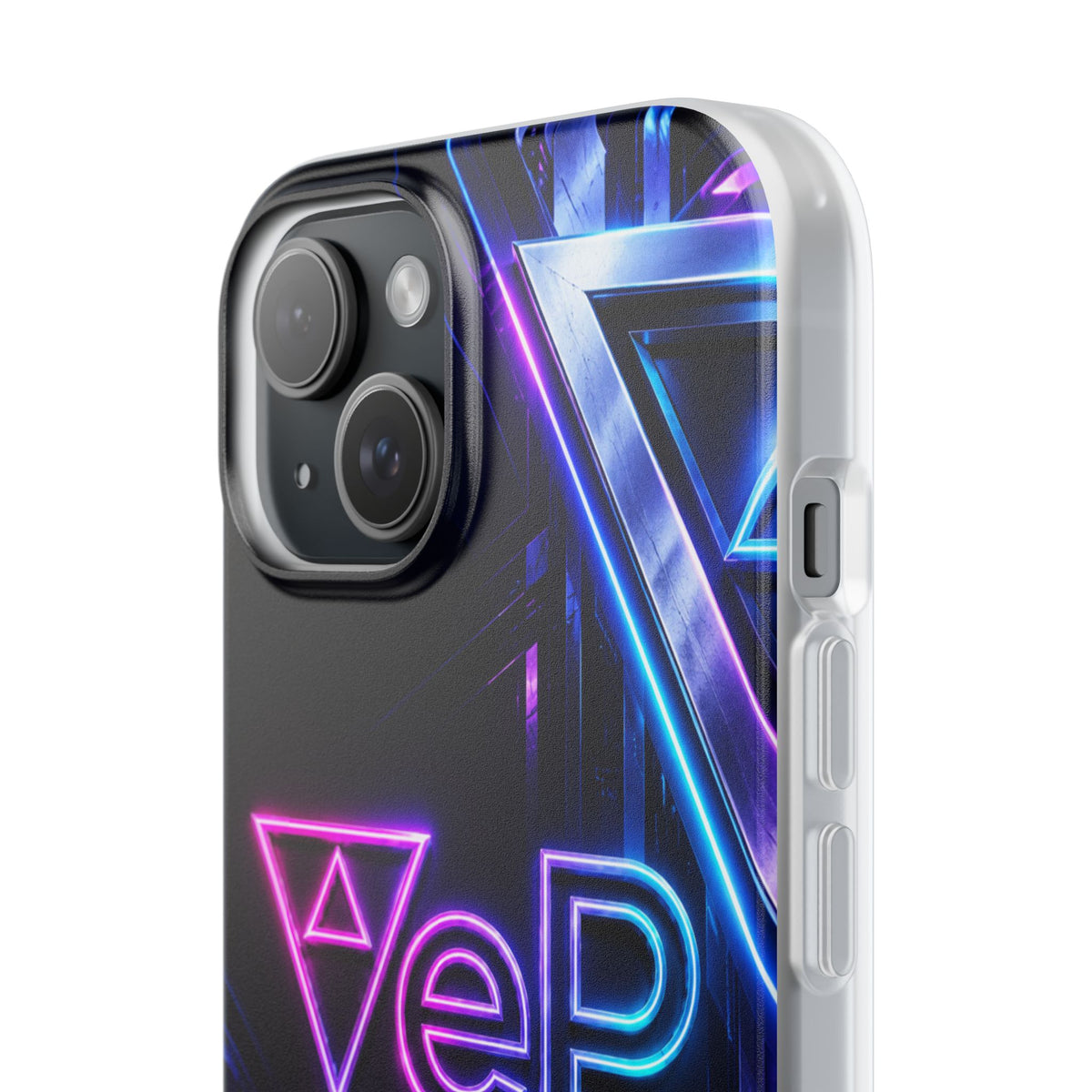Neon Retro Studio Phone Case – 80s Vaporwave Flexi Case