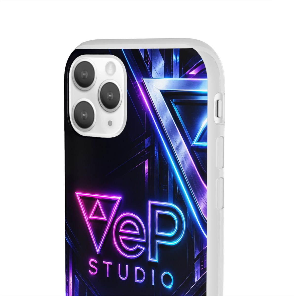 Neon Retro Studio Phone Case – 80s Vaporwave Flexi Case