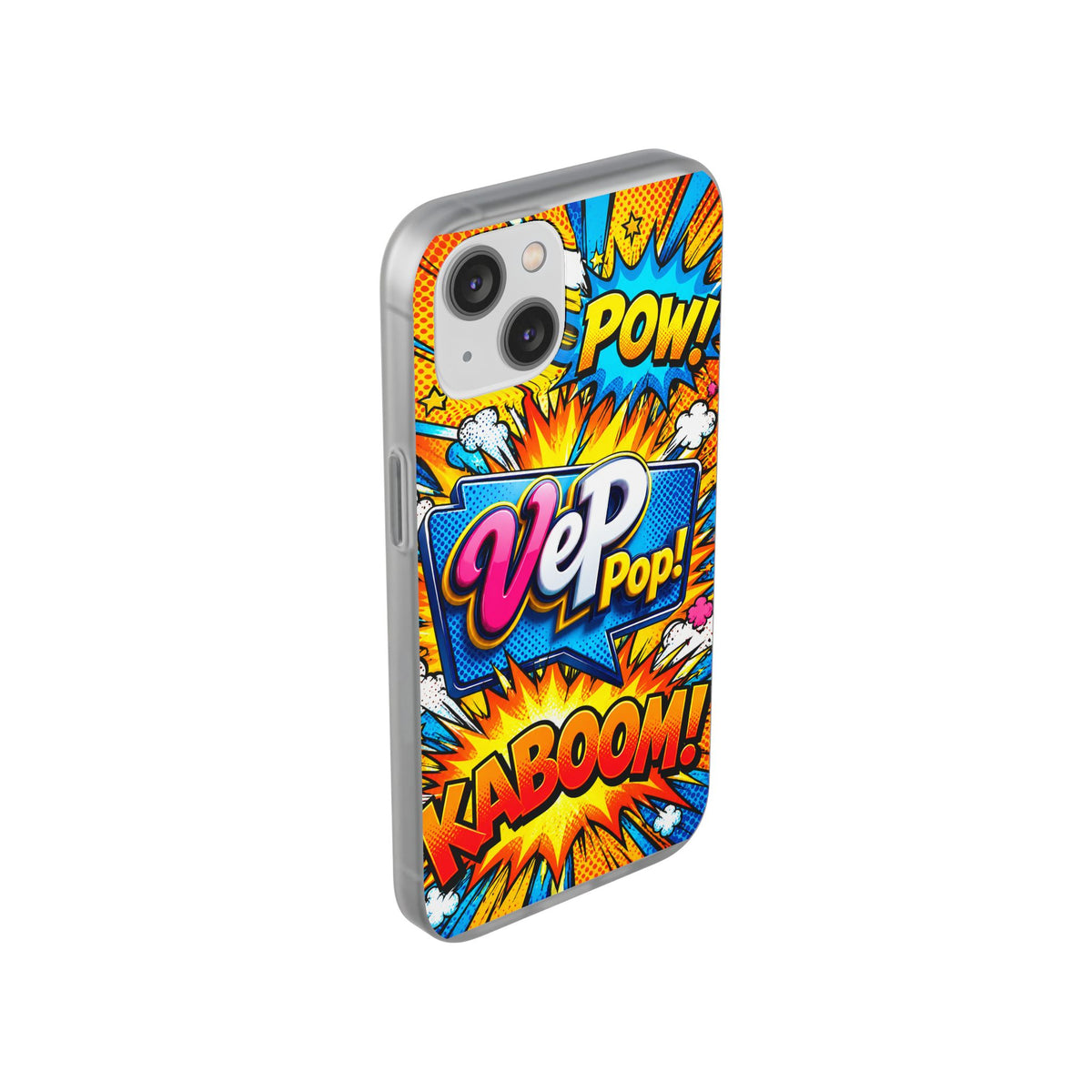 Comic Pop Phone Case — 'VeP Pop! Kaboom' Retro Superhero iPhone Cover