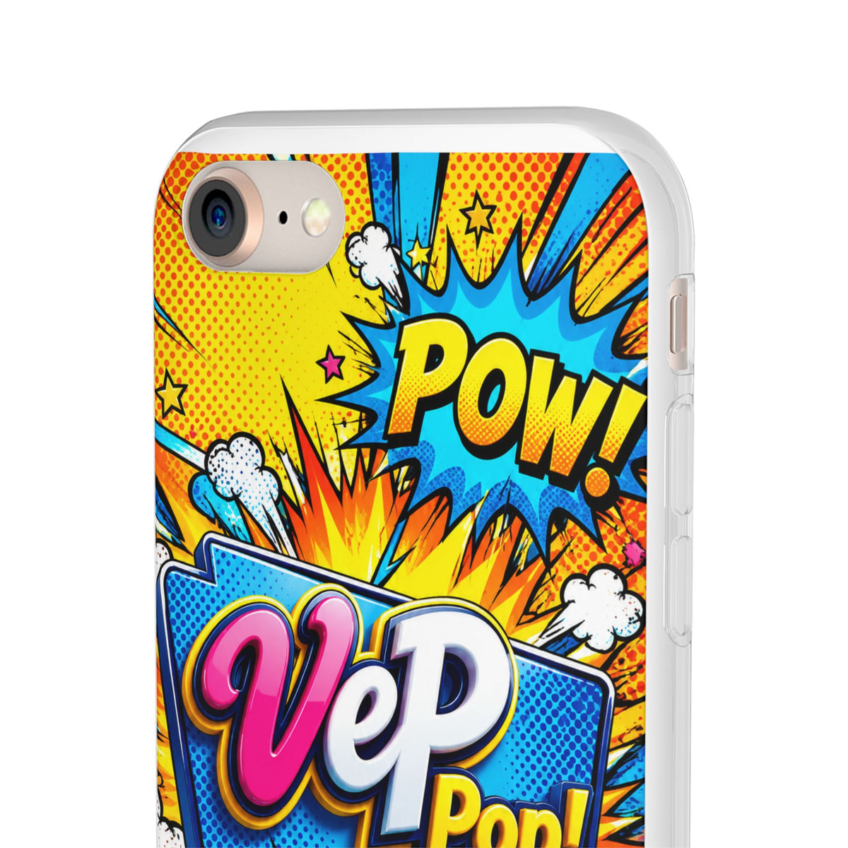 Comic Pop Phone Case — 'VeP Pop! Kaboom' Retro Superhero iPhone Cover