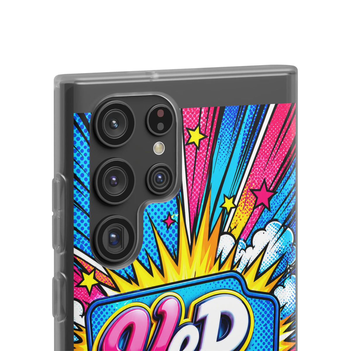 Pop Art Comic Phone Case — "VeP Pop!" Graphic Shockwave Design