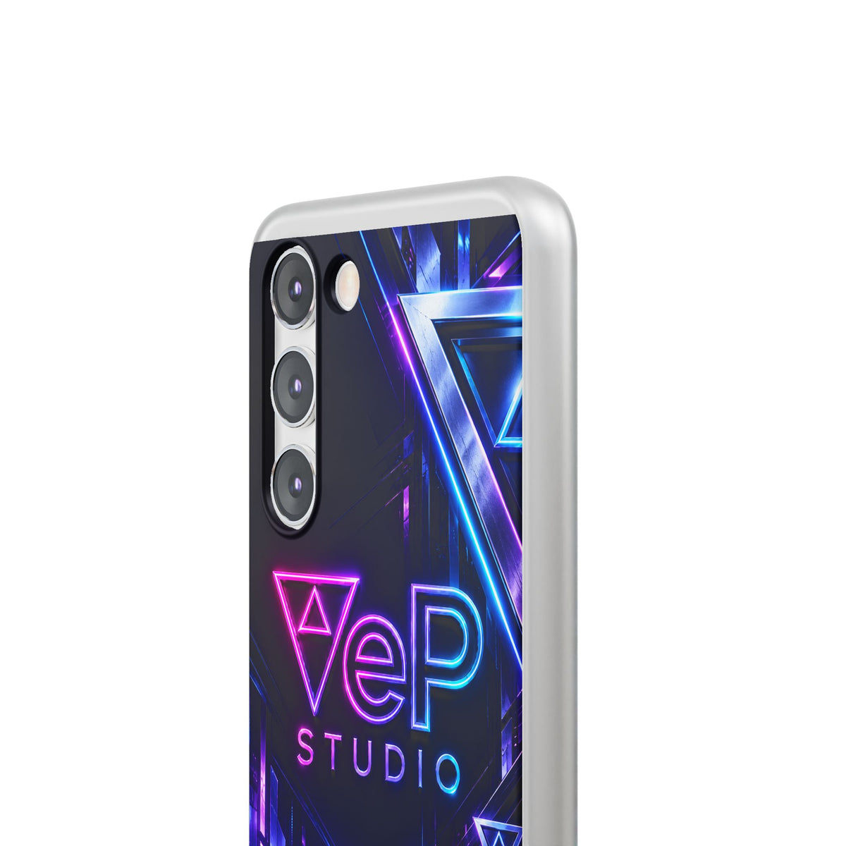 Neon Retro Studio Phone Case – 80s Vaporwave Flexi Case