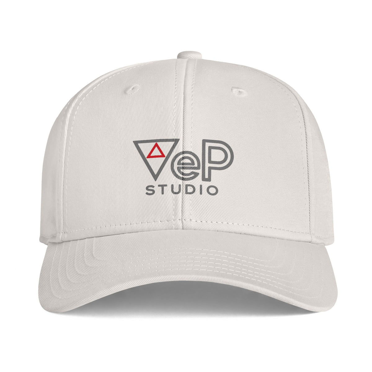VeP Studio Logo Cap — Minimal Embroidered Streetwear Baseball Cap