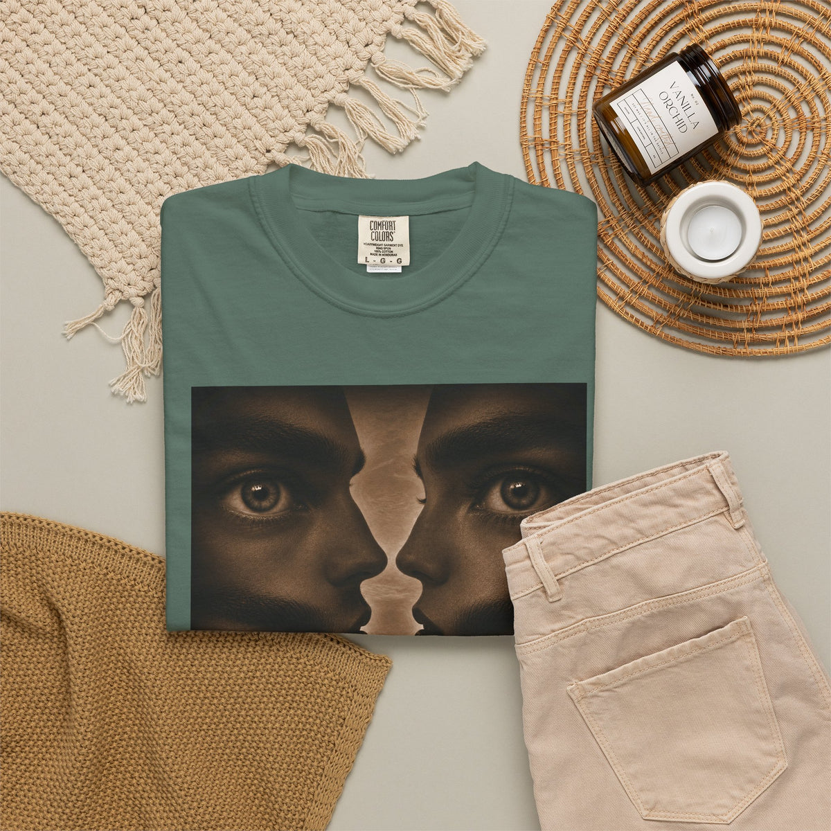 Dreamscape Faces Graphic T-Shirt