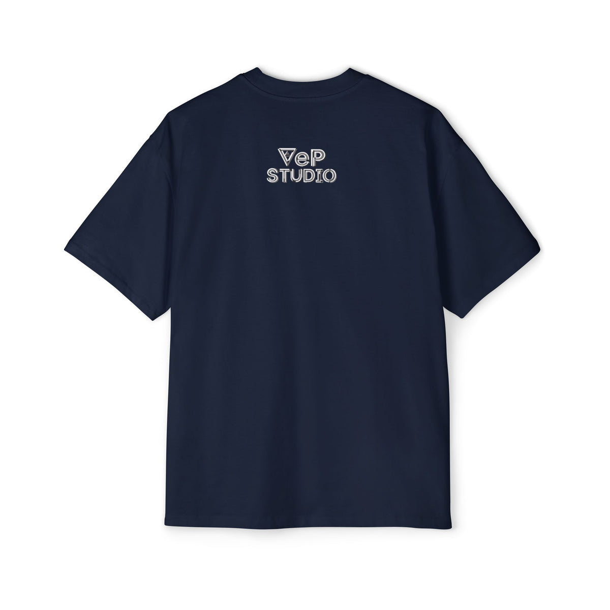Think Again Cube Graphic Tee — Men's Oversized Cotton T-Shirt