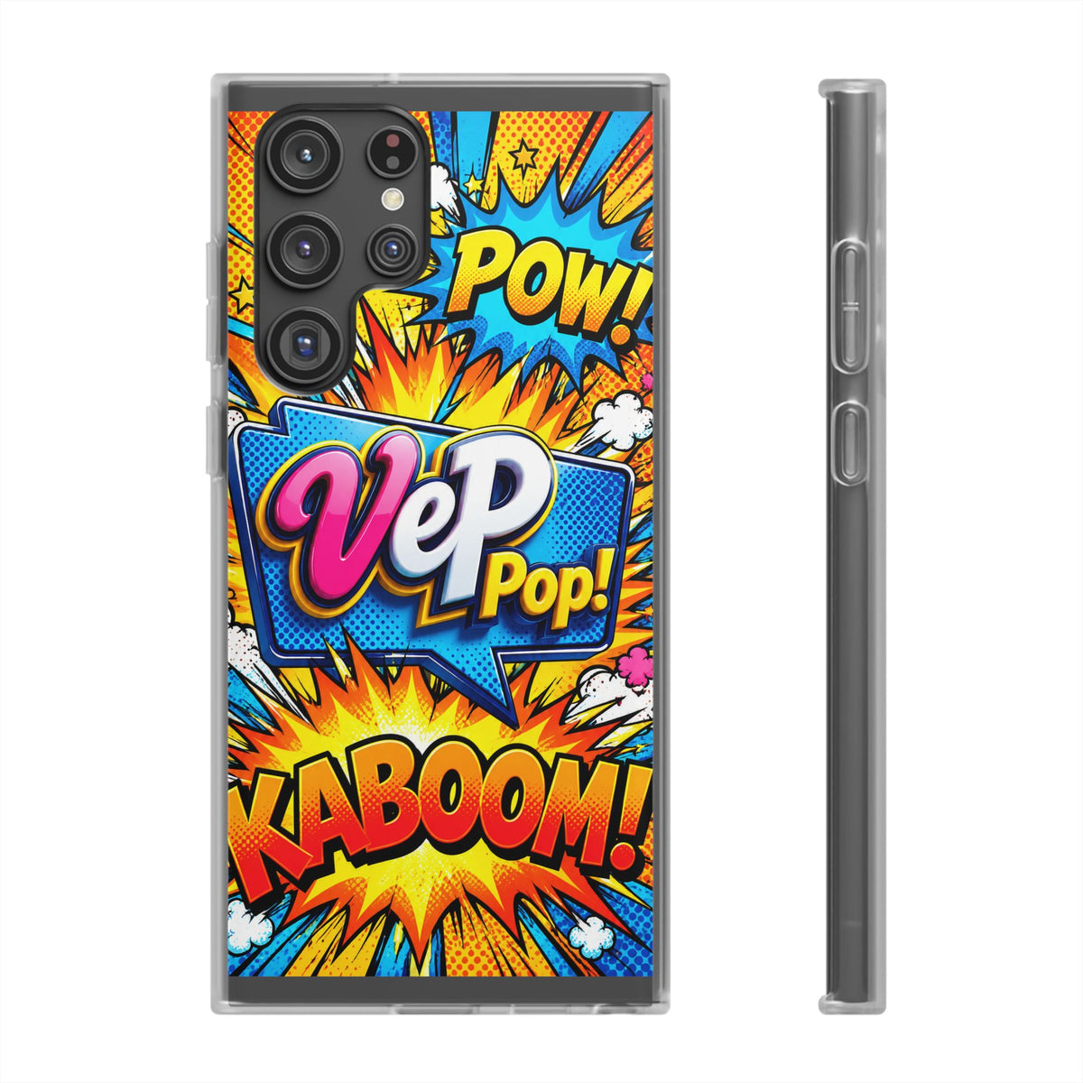 Comic Pop Phone Case — 'VeP Pop! Kaboom' Retro Superhero iPhone Cover
