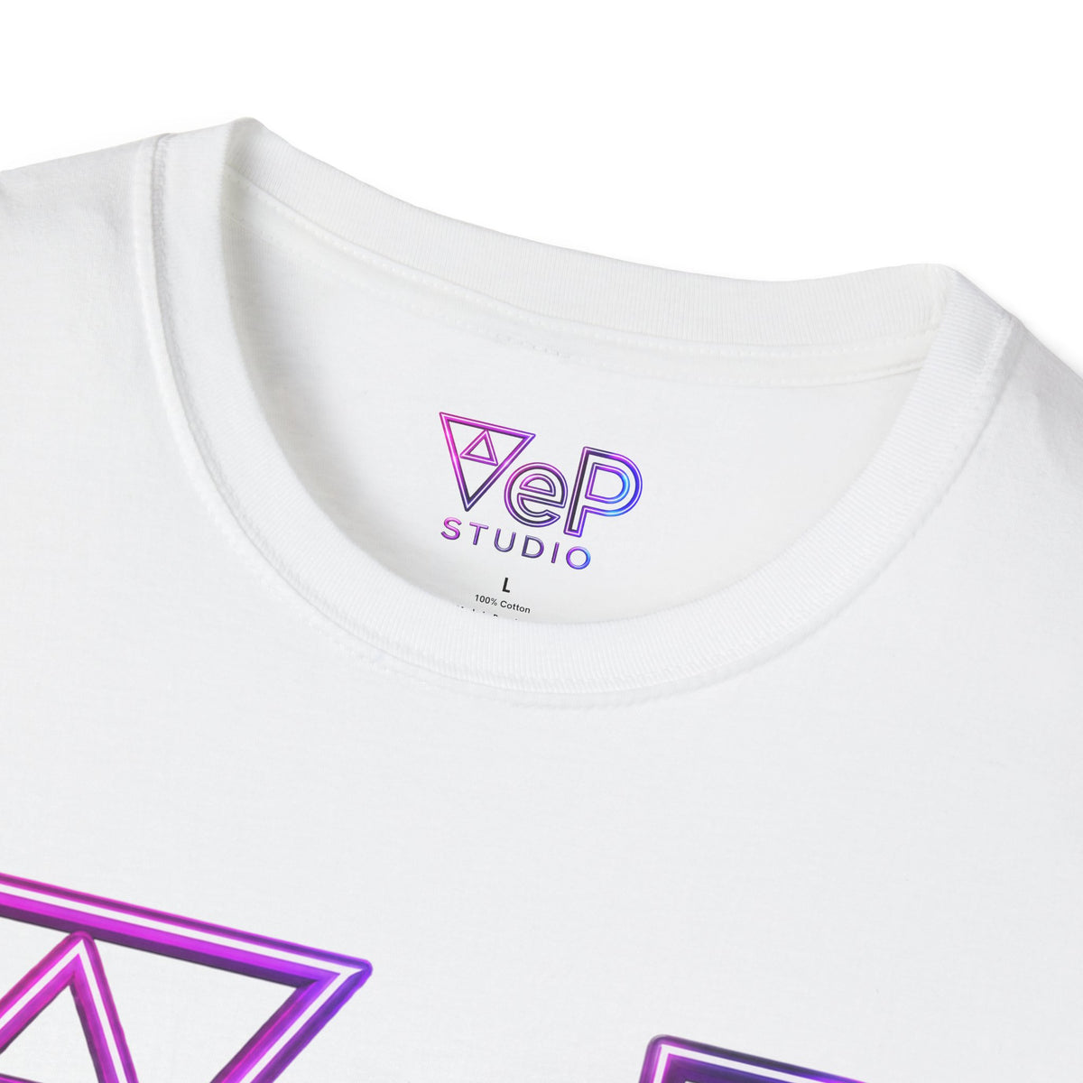 VeP Studio Retro Neon Logo T-Shirt