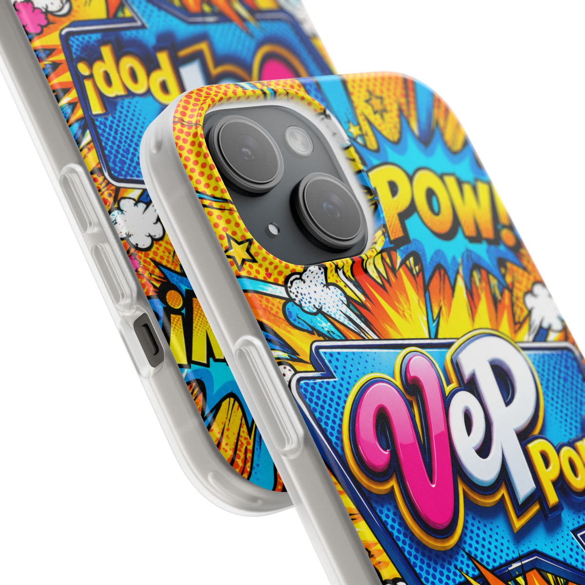 Comic Pop Phone Case — 'VeP Pop! Kaboom' Retro Superhero iPhone Cover