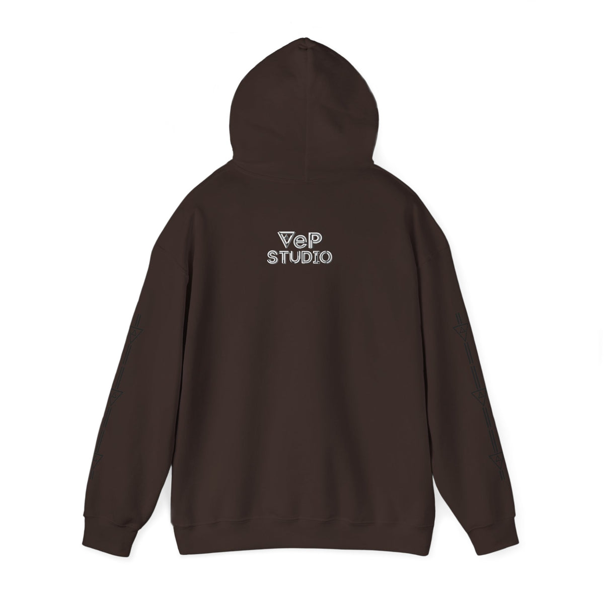Think Again Cube Hoodie — Minimal Geometric Graphic Sweatshirt