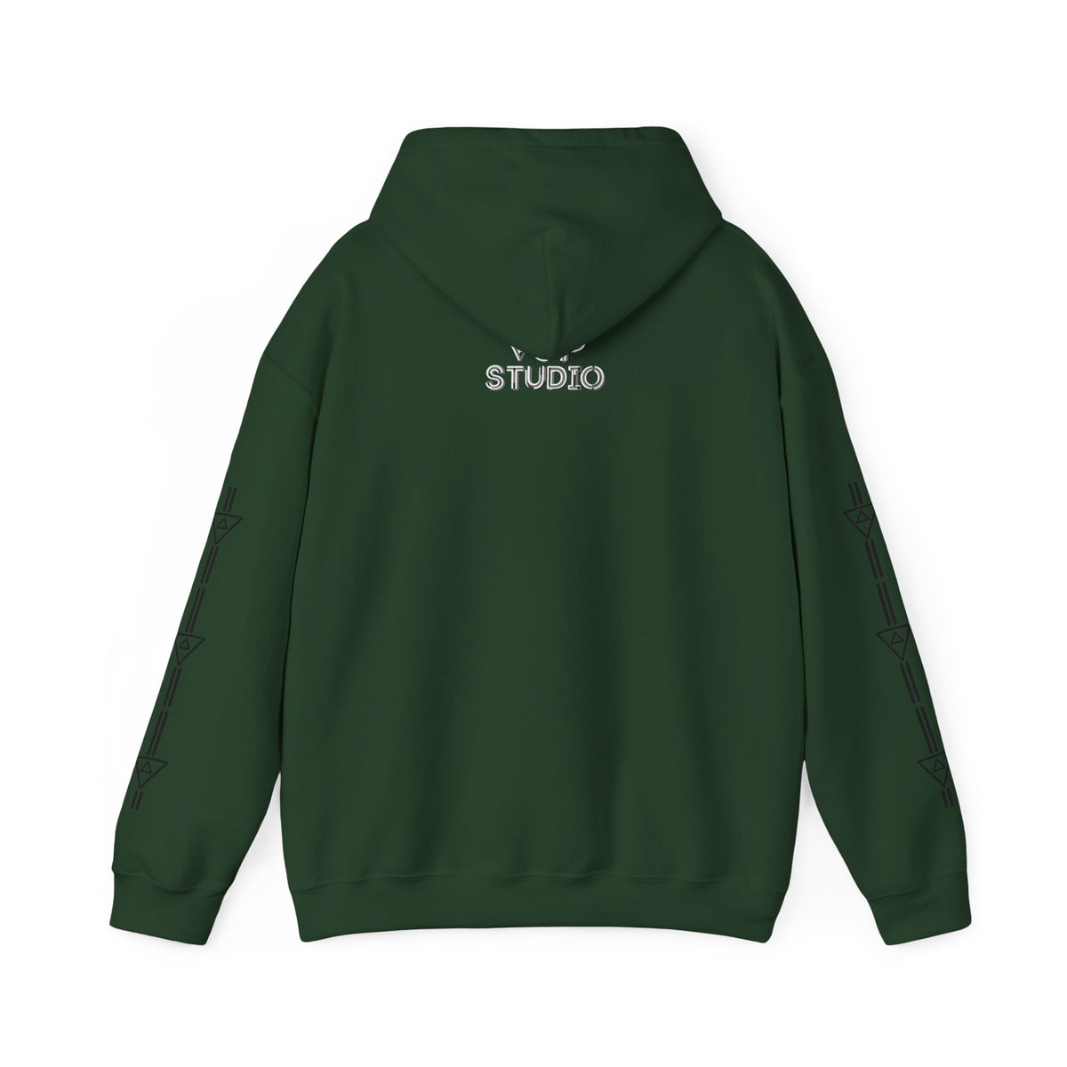 Think Again Cube Hoodie — Minimal Geometric Graphic Sweatshirt