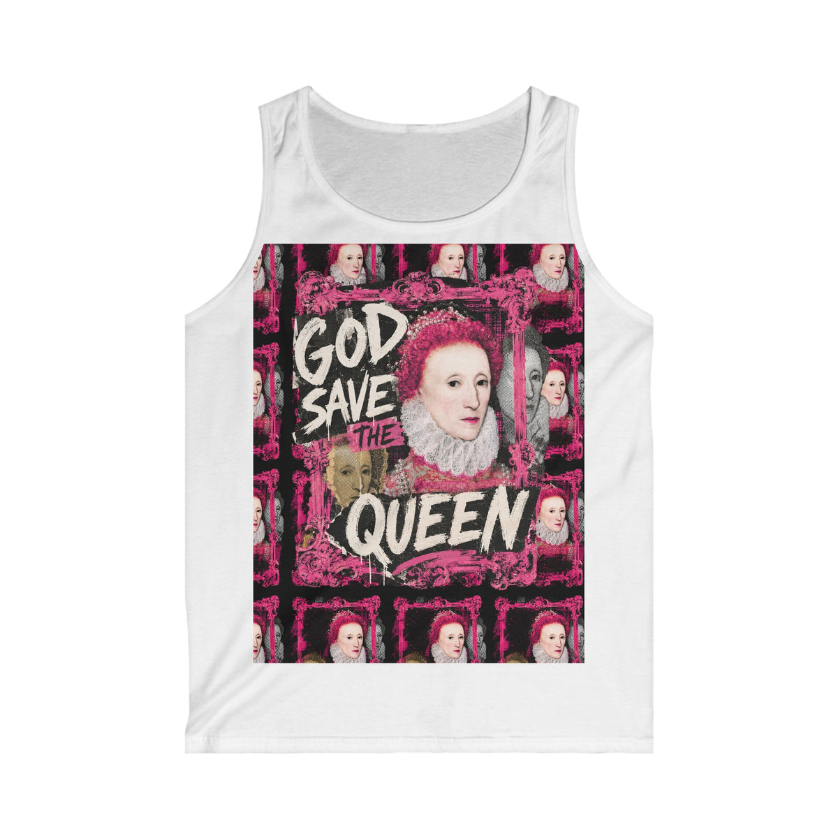 God Save The Queen Tank Top — Punk Pop Elizabeth I Graphic Tank