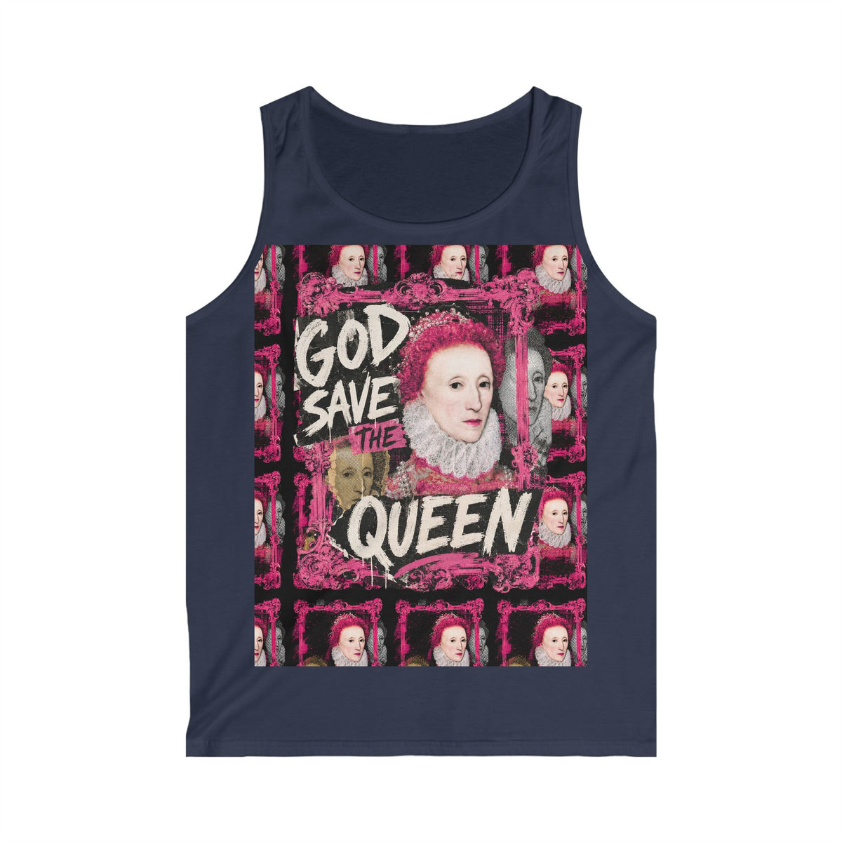 God Save The Queen Tank Top — Punk Pop Elizabeth I Graphic Tank