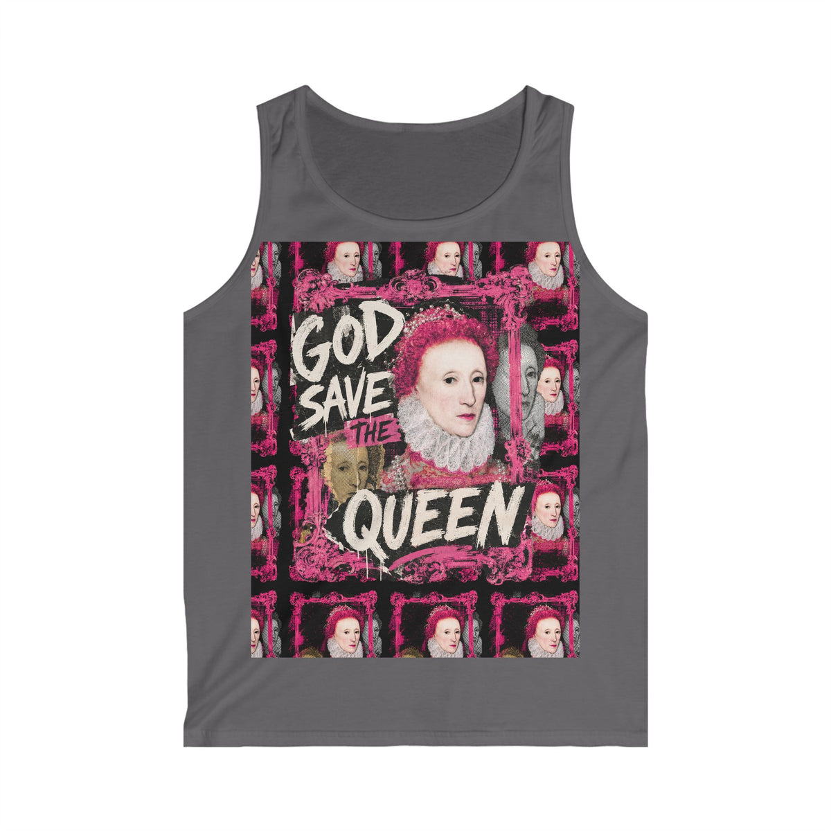God Save The Queen Tank Top — Punk Pop Elizabeth I Graphic Tank
