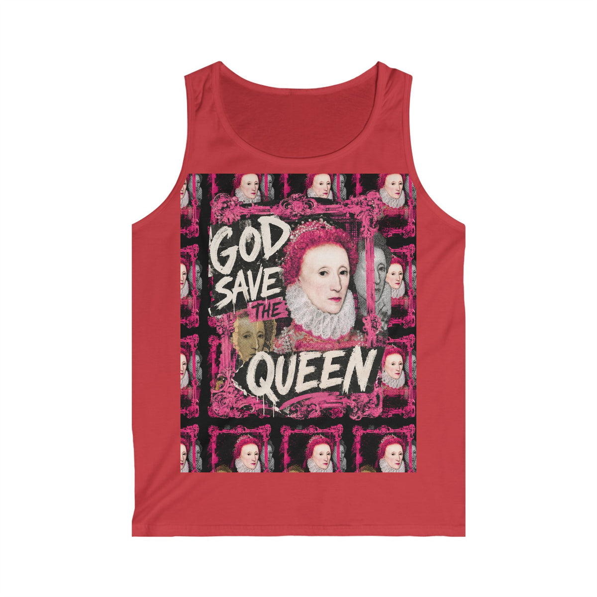 God Save The Queen Tank Top — Punk Pop Elizabeth I Graphic Tank
