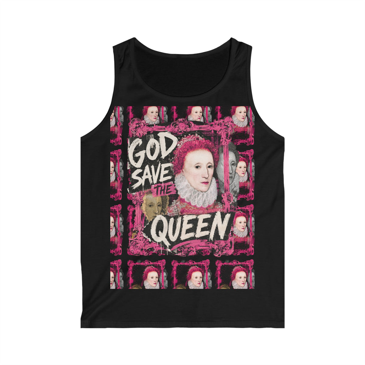 God Save The Queen Tank Top — Punk Pop Elizabeth I Graphic Tank