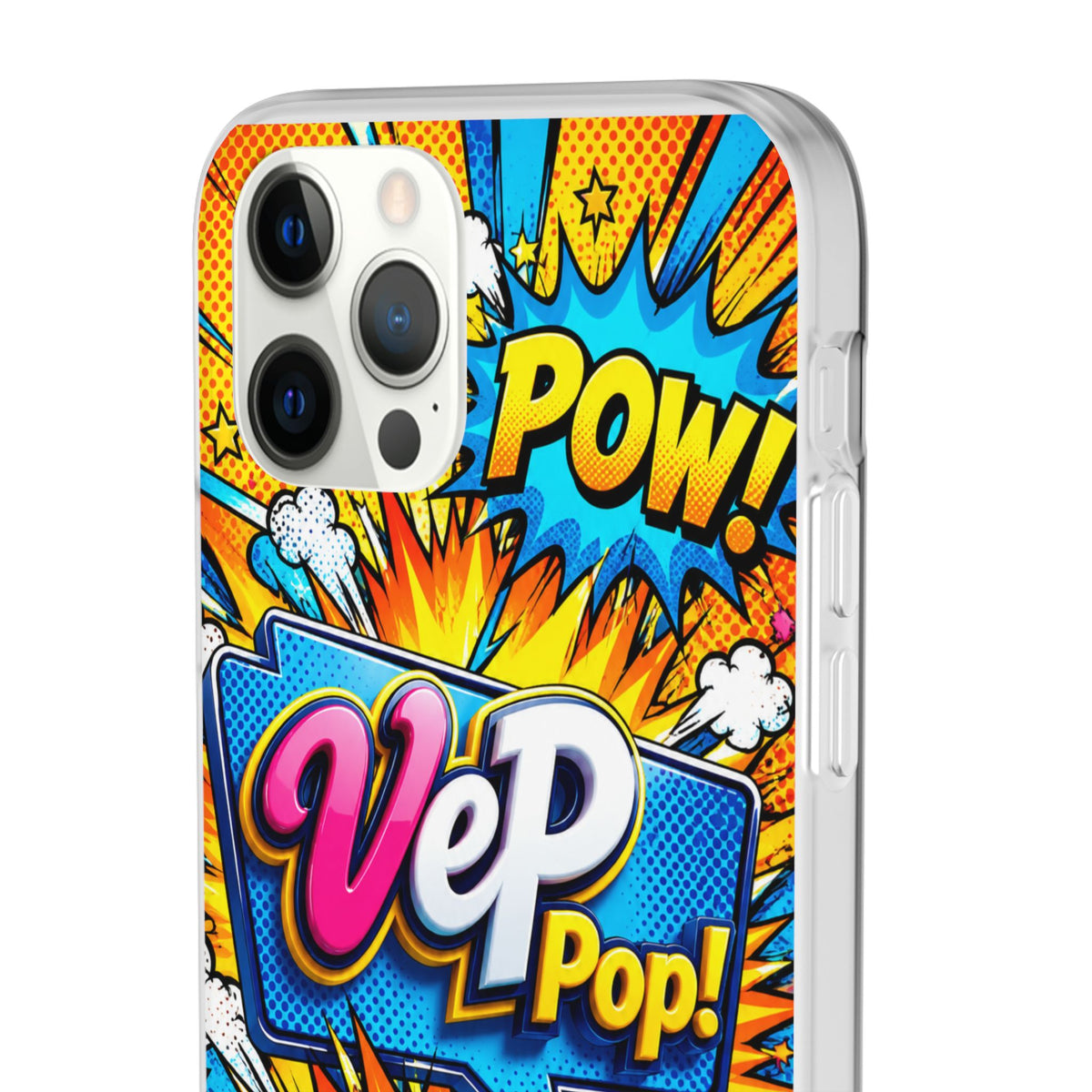 Comic Pop Phone Case — 'VeP Pop! Kaboom' Retro Superhero iPhone Cover