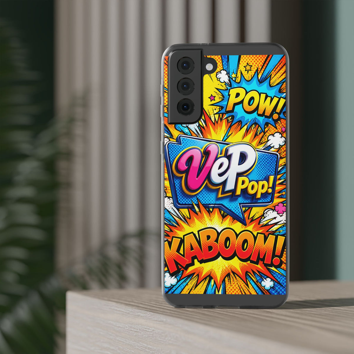 Comic Pop Phone Case — 'VeP Pop! Kaboom' Retro Superhero iPhone Cover