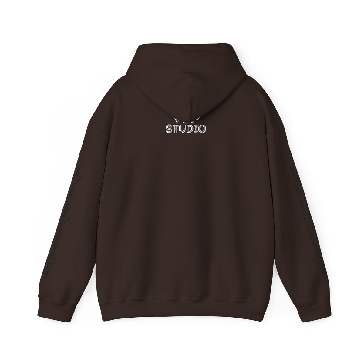 Think Again Cube Hoodie — Minimal Geometric Graphic Sweatshirt