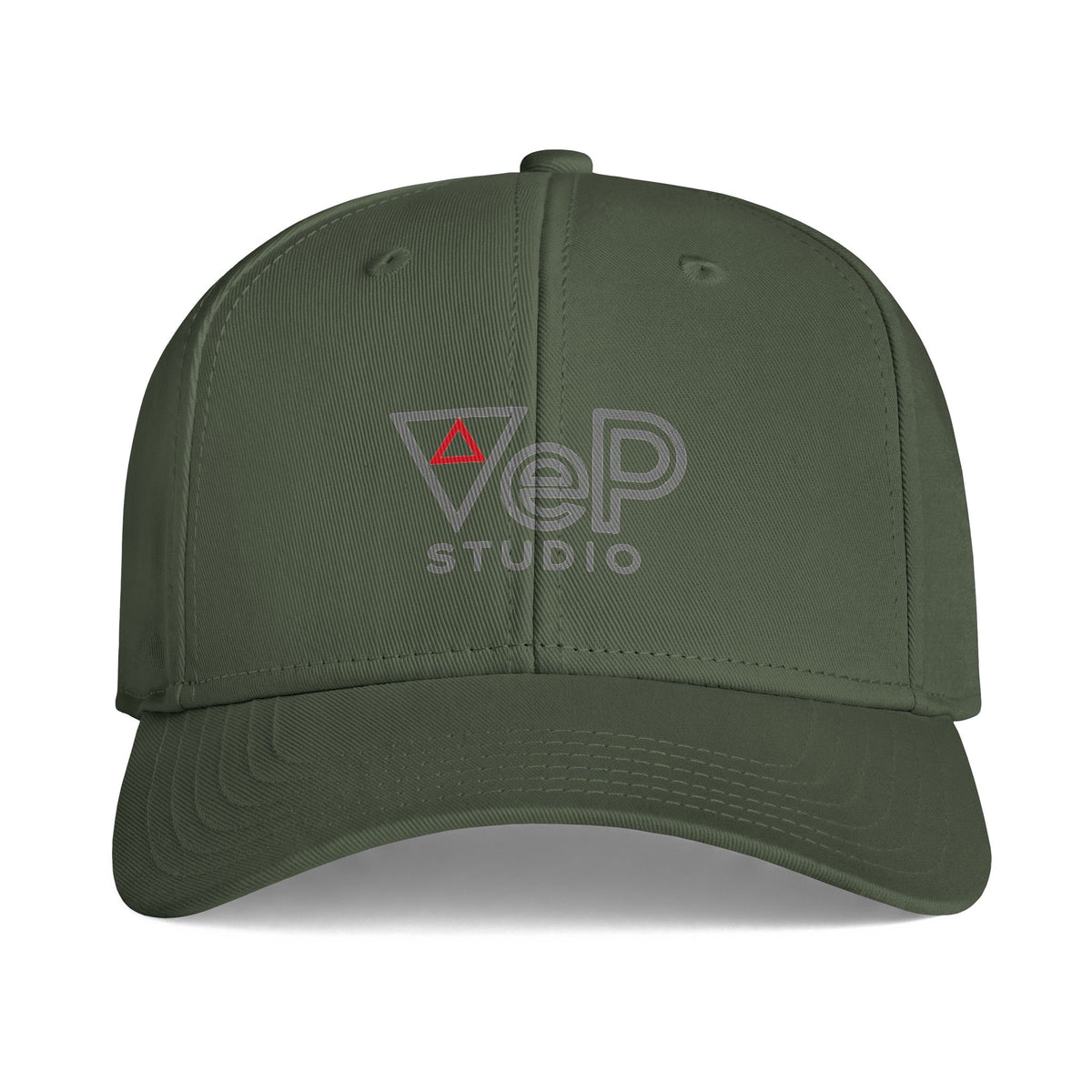 VeP Studio Logo Cap — Minimal Embroidered Streetwear Baseball Cap