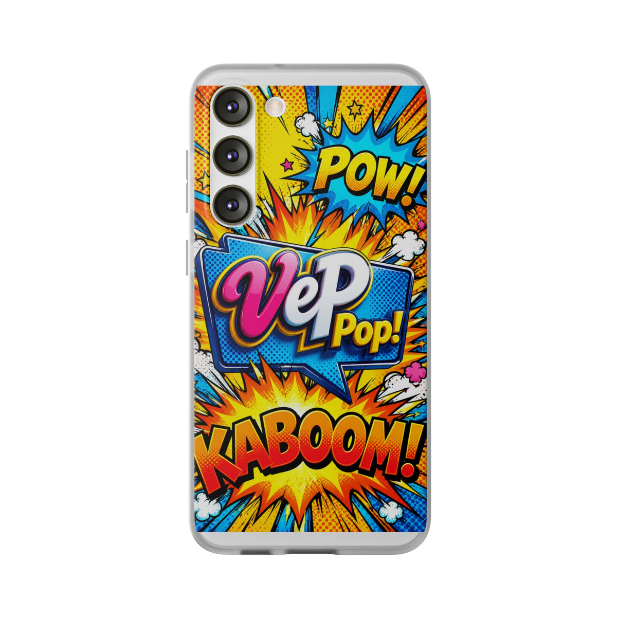 Comic Pop Phone Case — 'VeP Pop! Kaboom' Retro Superhero iPhone Cover