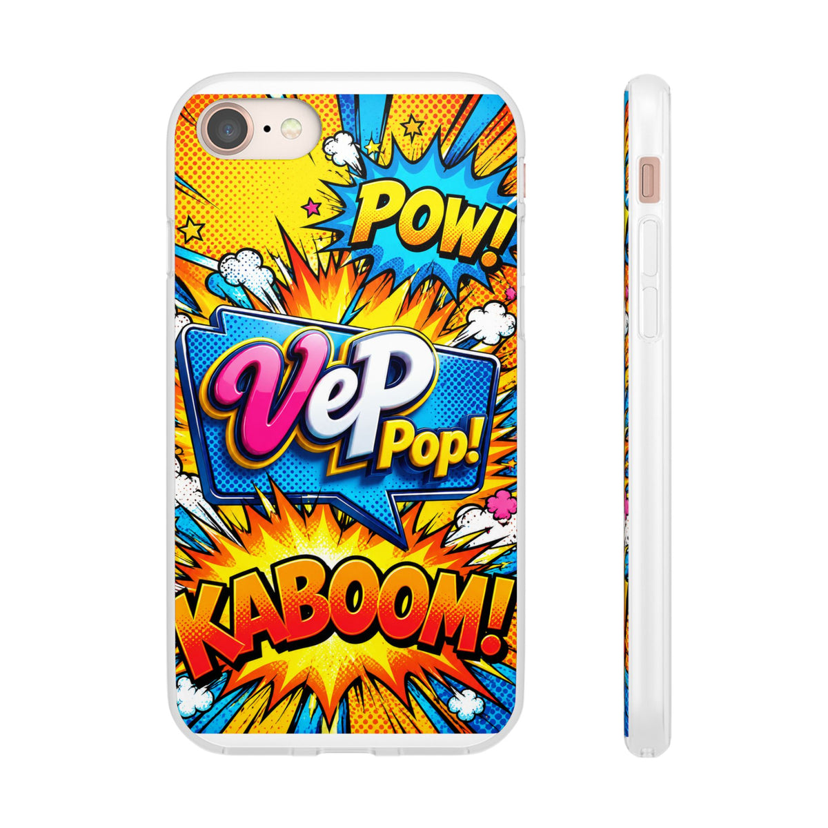 Comic Pop Phone Case — 'VeP Pop! Kaboom' Retro Superhero iPhone Cover