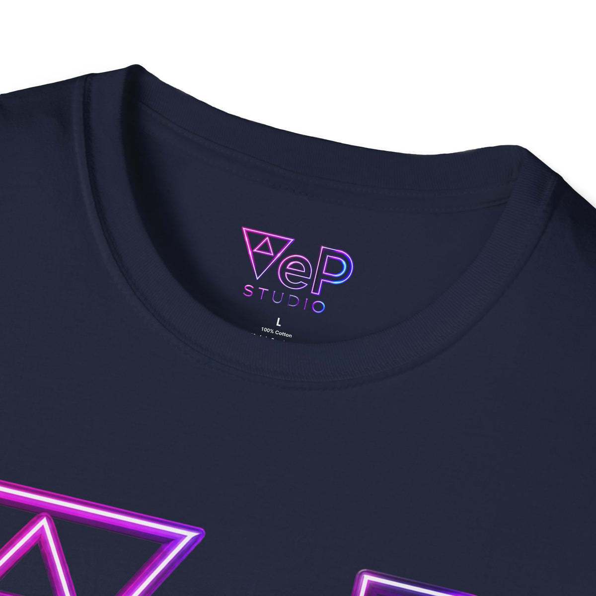 VeP Studio Retro Neon Logo T-Shirt