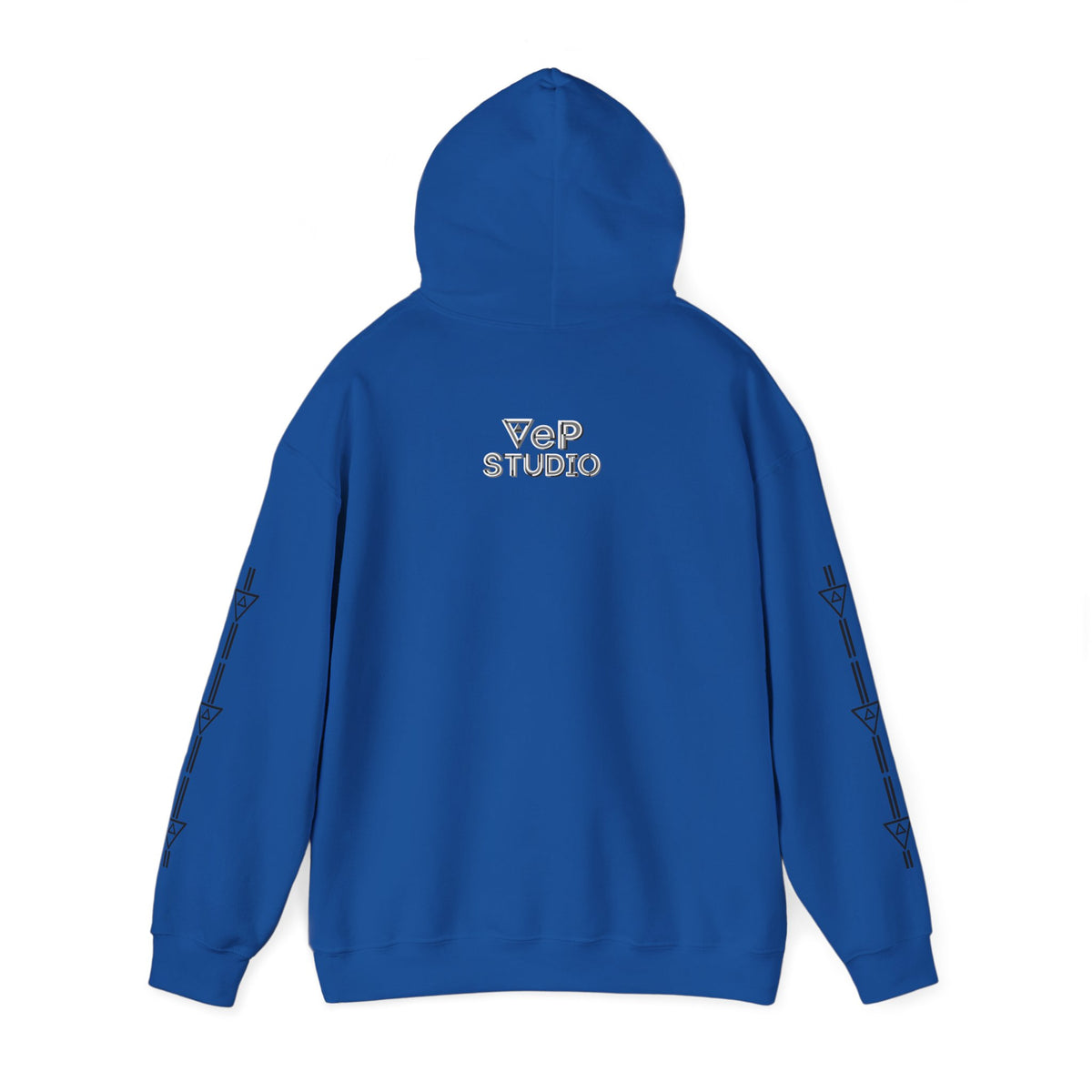 Think Again Cube Hoodie — Minimal Geometric Graphic Sweatshirt