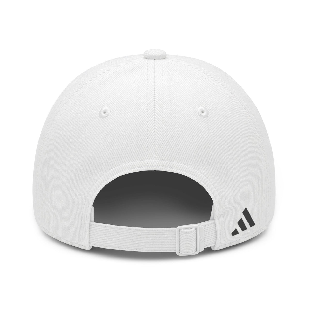 Embroidered VeP Studio Logo Baseball Cap — White Adjustable CLIMACOOL Hat