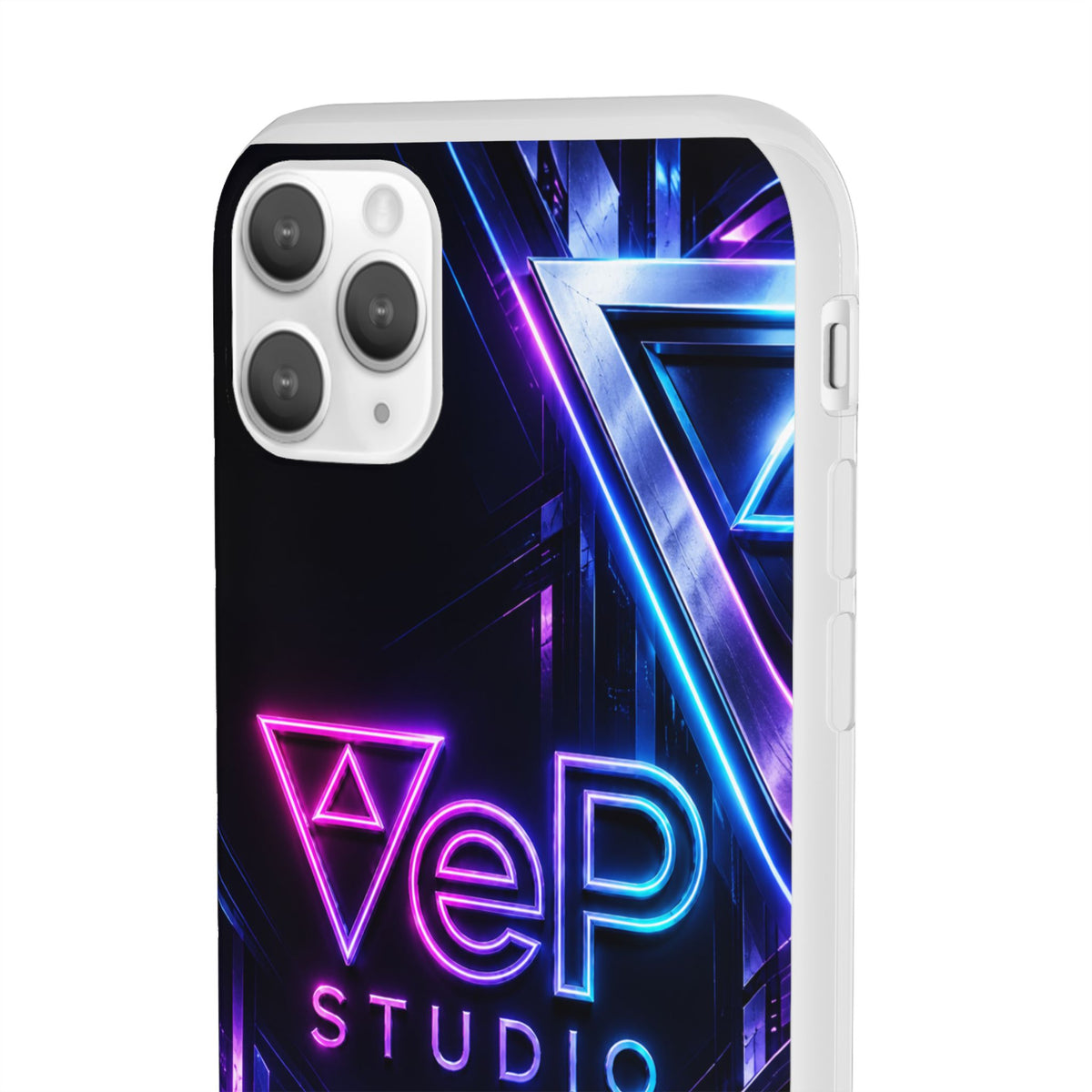 Neon Retro Studio Phone Case – 80s Vaporwave Flexi Case