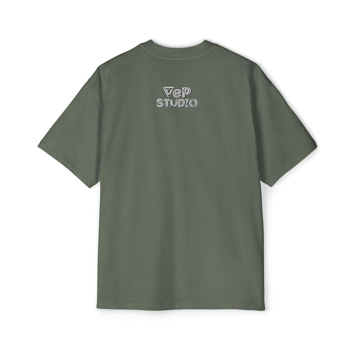 Think Again Cube Graphic Tee — Men's Oversized Cotton T-Shirt