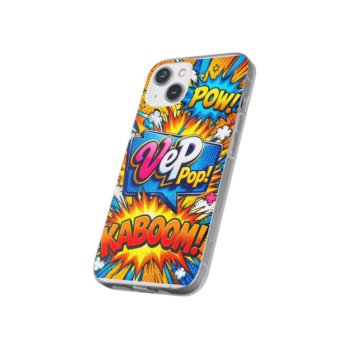 Comic Pop Phone Case — 'VeP Pop! Kaboom' Retro Superhero iPhone Cover
